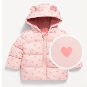 Old Navy Water Resistant Quilted Puffer Jacket for Baby 🩷